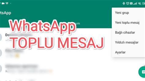 whatsapp toplu mesaj örnekleri
